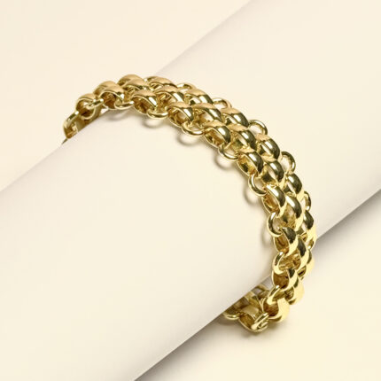 PULSERA DORADA GRUESA